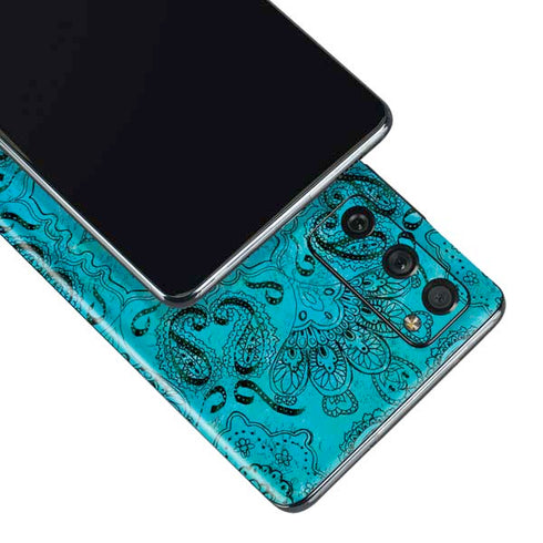 Blue Zen Ginseng Galaxy S20 Fan Edition Skin